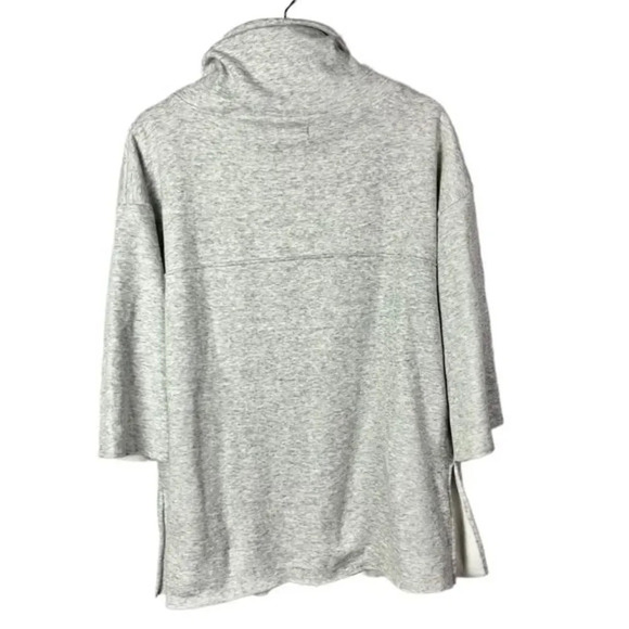 UGG Light Seal Heather Gray Funnel Neck Sweatshirt XS/S - Picture 3 of 5